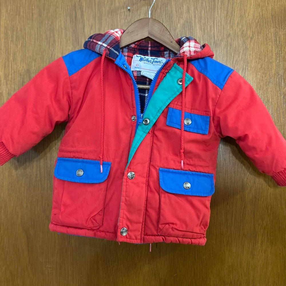 Colorful Kids' Jacket with Hood